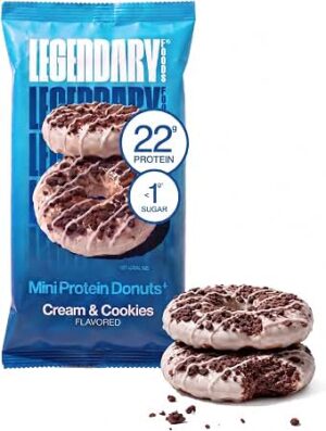 Legendary Foods Cookies & Cream Protein Donuts 12ct